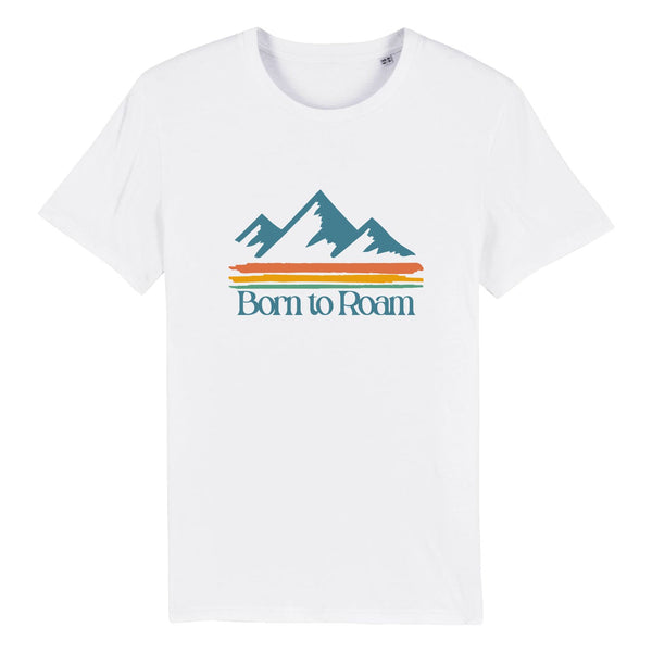 Born To Roam Organic Cotton T-Shirt | Front Print