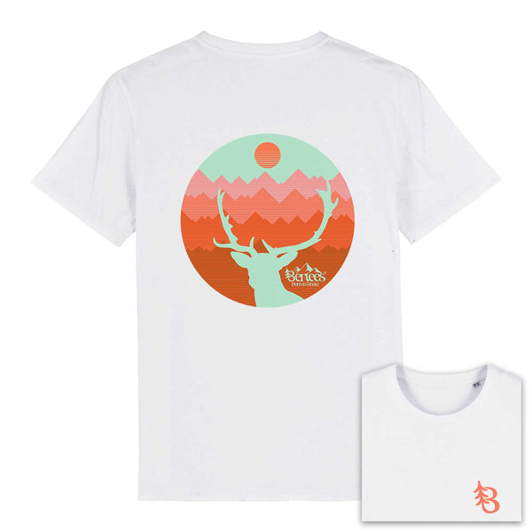 Stag Organic Cotton T-Shirt | Back Print