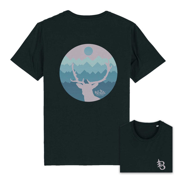 Stag Organic Cotton T-Shirt | Back Print